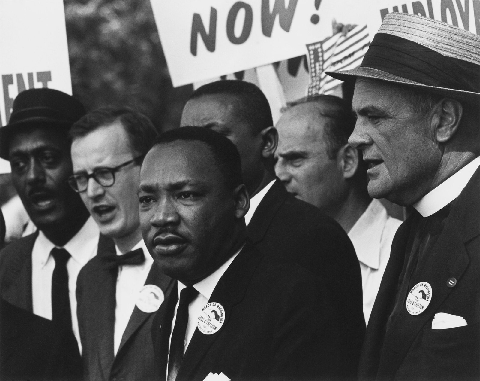 Marchers at the 1963 March on Washington for Jobs and Freedom